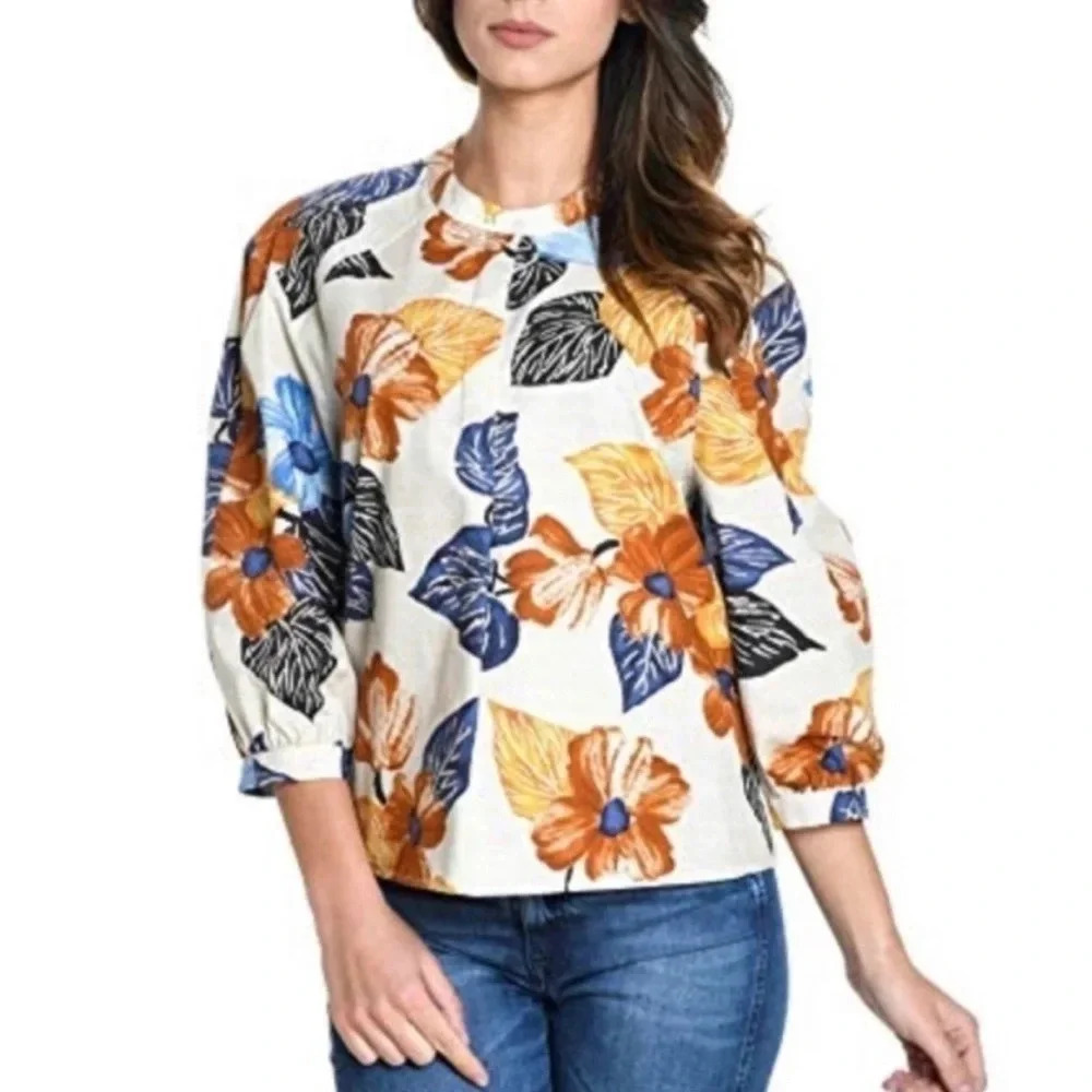 NWT Anthropologie Attic And Barn Angelica Bis Blouse